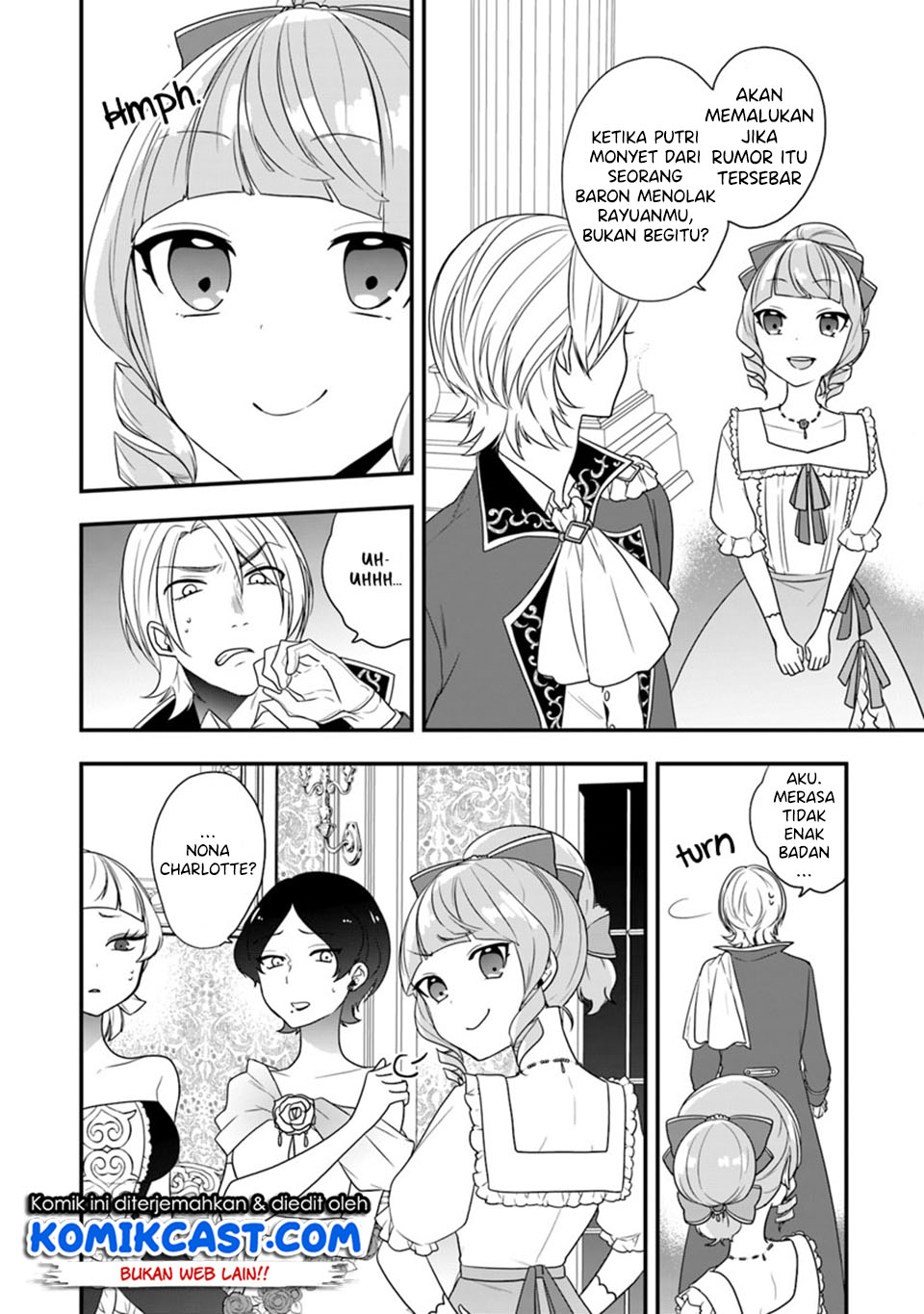 Halaman 21 dari Akuyaku Reijou no Tsuihougo! Kyoukai Kaikaku Gohan de Yuuyuu Sister Kurashi Chapter 10