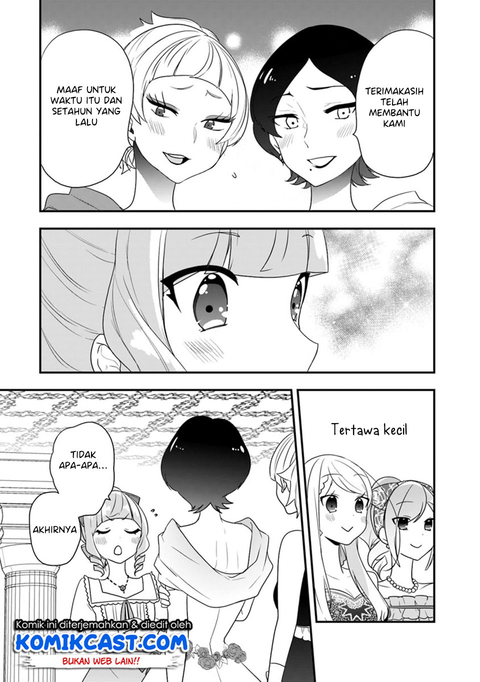 Halaman 22 dari Akuyaku Reijou no Tsuihougo! Kyoukai Kaikaku Gohan de Yuuyuu Sister Kurashi Chapter 10