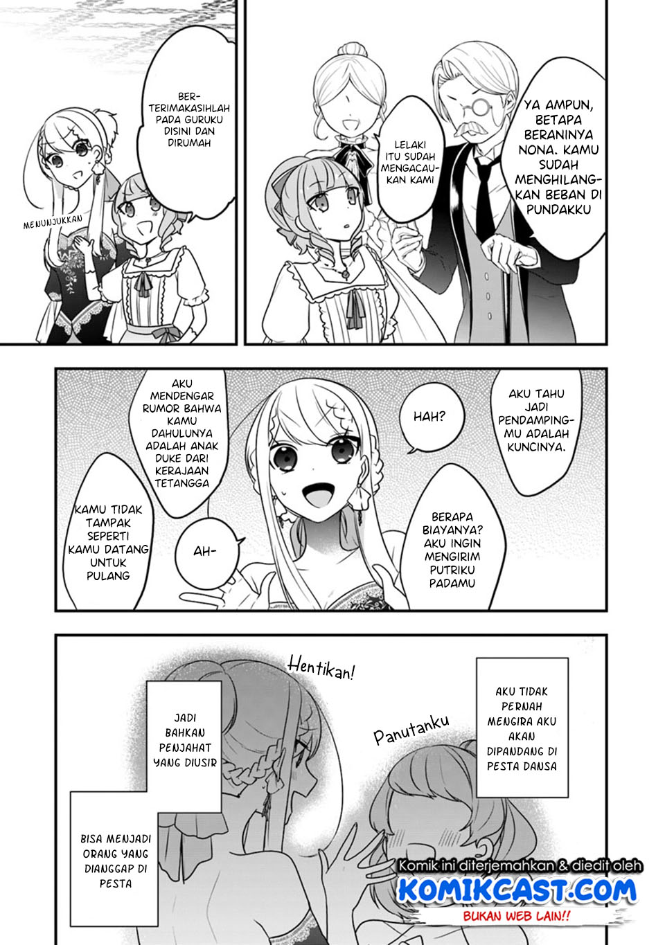 Halaman 24 dari Akuyaku Reijou no Tsuihougo! Kyoukai Kaikaku Gohan de Yuuyuu Sister Kurashi Chapter 10