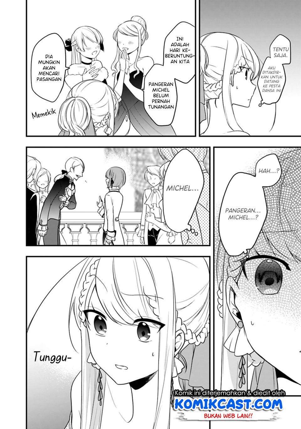 Halaman 27 dari Akuyaku Reijou no Tsuihougo! Kyoukai Kaikaku Gohan de Yuuyuu Sister Kurashi Chapter 10