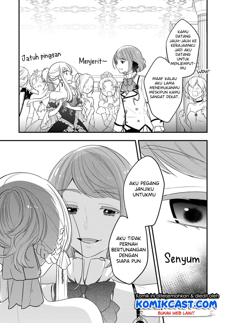 Halaman 30 dari Akuyaku Reijou no Tsuihougo! Kyoukai Kaikaku Gohan de Yuuyuu Sister Kurashi Chapter 10