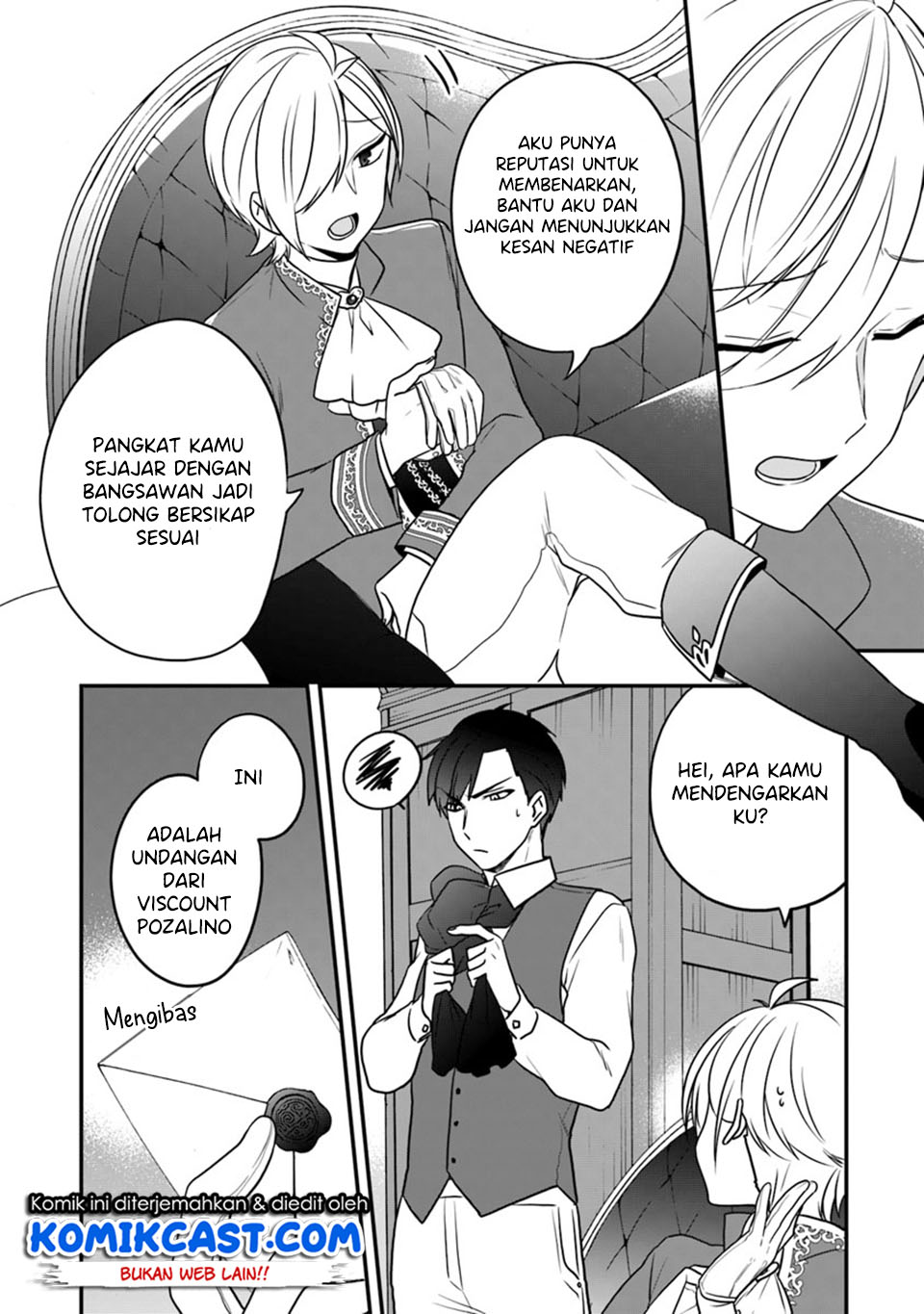 Halaman 33 dari Akuyaku Reijou no Tsuihougo! Kyoukai Kaikaku Gohan de Yuuyuu Sister Kurashi Chapter 10