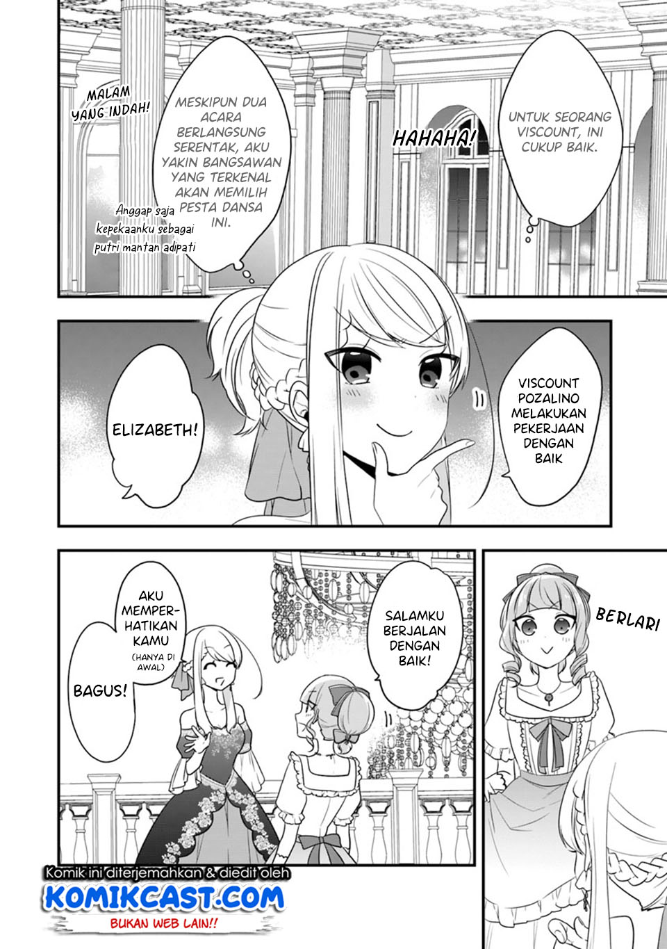 Halaman 7 dari Akuyaku Reijou no Tsuihougo! Kyoukai Kaikaku Gohan de Yuuyuu Sister Kurashi Chapter 10