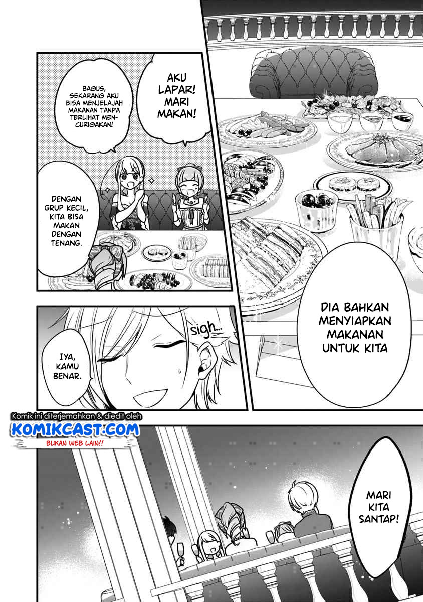 Halaman 11 dari Akuyaku Reijou no Tsuihougo! Kyoukai Kaikaku Gohan de Yuuyuu Sister Kurashi Chapter 12