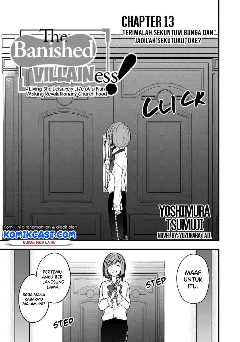 Halaman 2 dari Akuyaku Reijou no Tsuihougo! Kyoukai Kaikaku Gohan de Yuuyuu Sister Kurashi Chapter 13