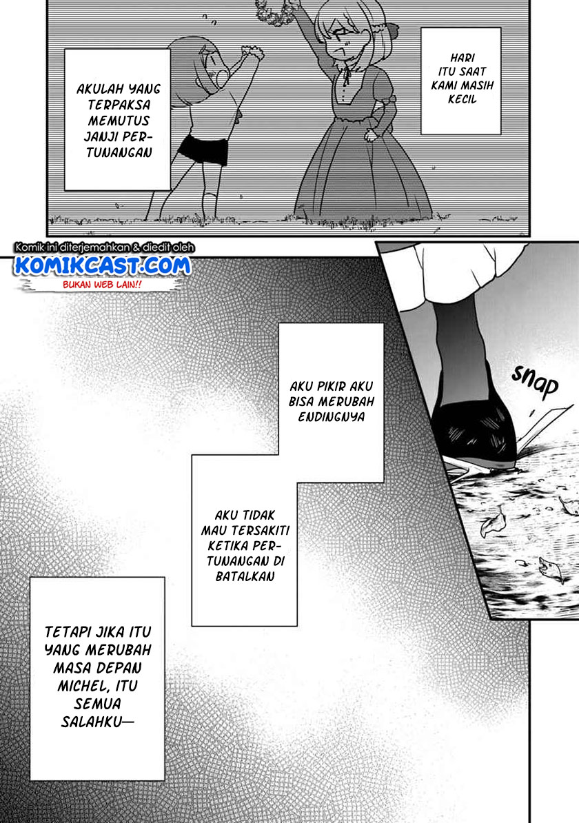 Halaman 22 dari Akuyaku Reijou no Tsuihougo! Kyoukai Kaikaku Gohan de Yuuyuu Sister Kurashi Chapter 15