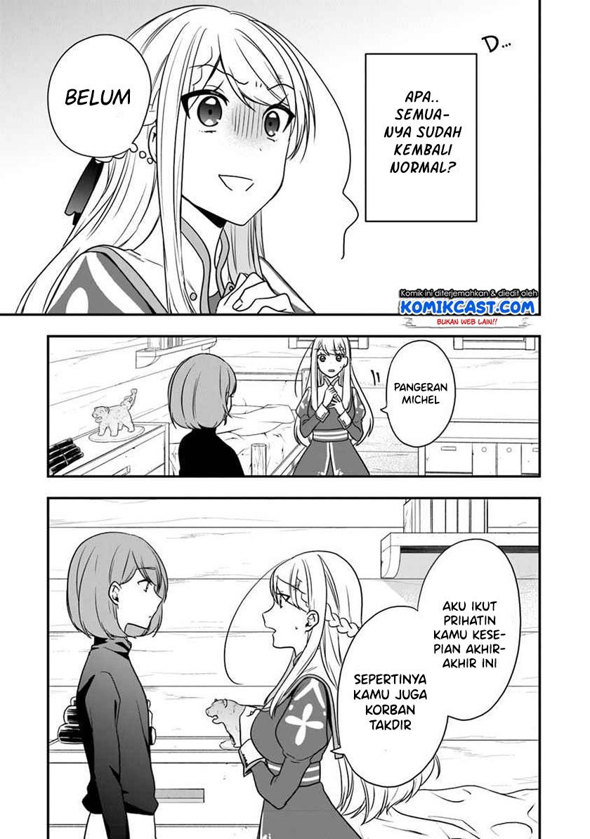 Halaman 26 dari Akuyaku Reijou no Tsuihougo! Kyoukai Kaikaku Gohan de Yuuyuu Sister Kurashi Chapter 16