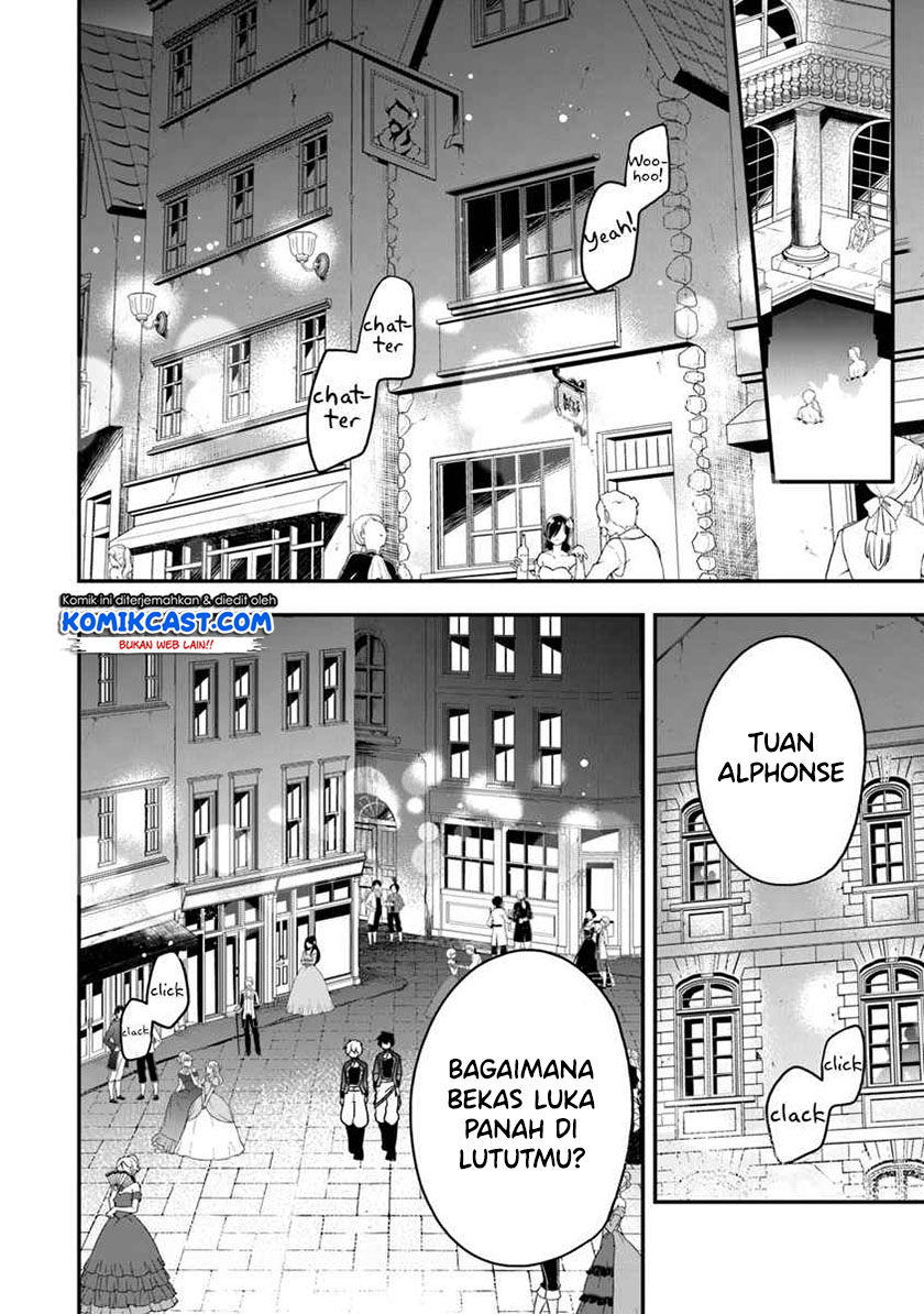 Halaman 33 dari Akuyaku Reijou no Tsuihougo! Kyoukai Kaikaku Gohan de Yuuyuu Sister Kurashi Chapter 16