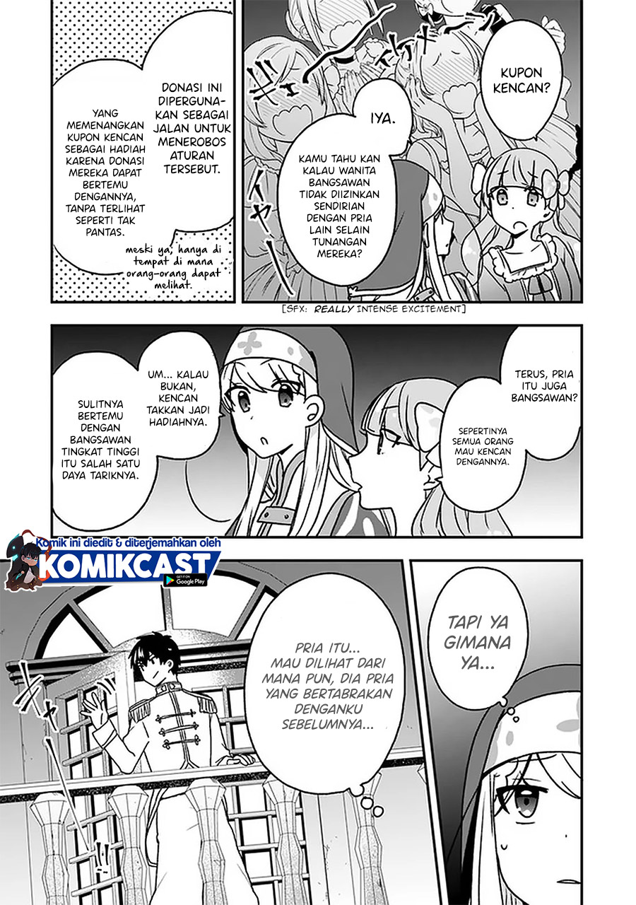 Halaman 14 dari Akuyaku Reijou no Tsuihougo! Kyoukai Kaikaku Gohan de Yuuyuu Sister Kurashi Chapter 18