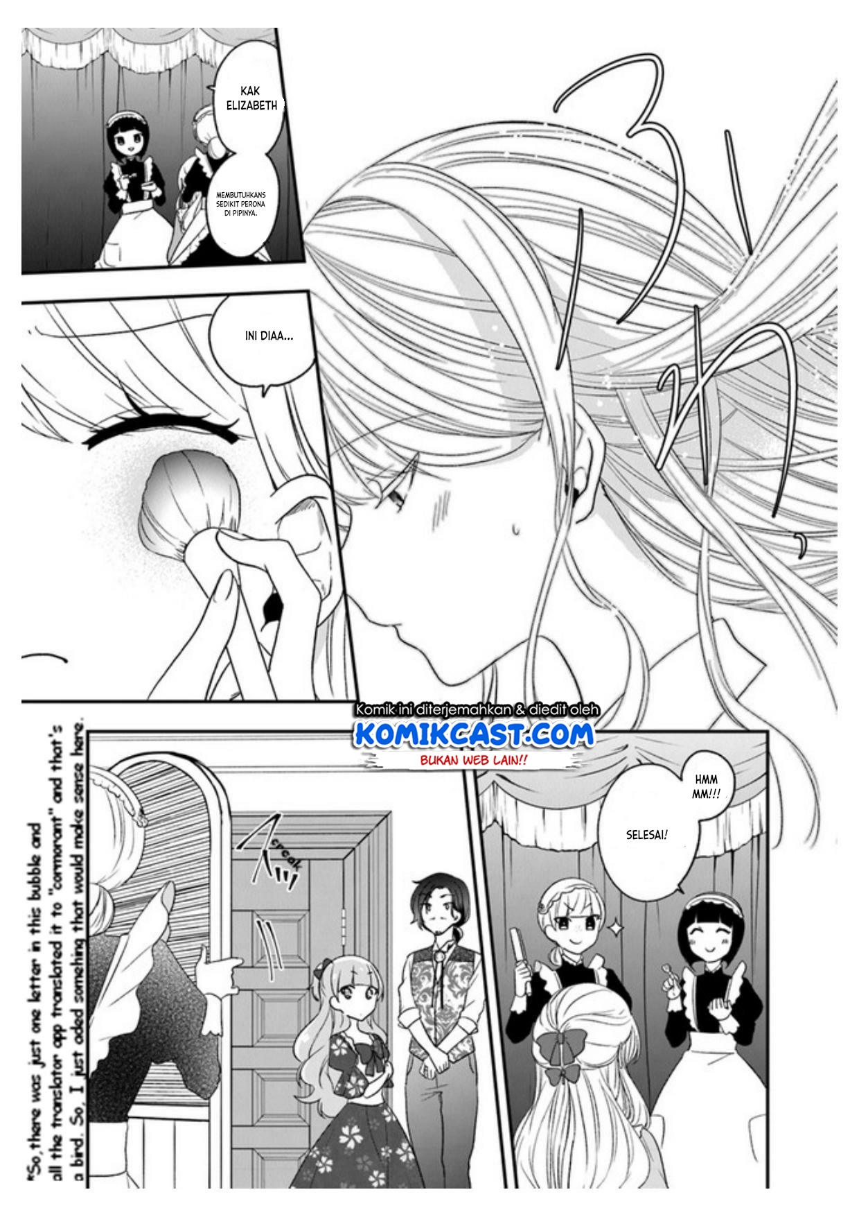 Halaman 9 dari Akuyaku Reijou no Tsuihougo! Kyoukai Kaikaku Gohan de Yuuyuu Sister Kurashi Chapter 19