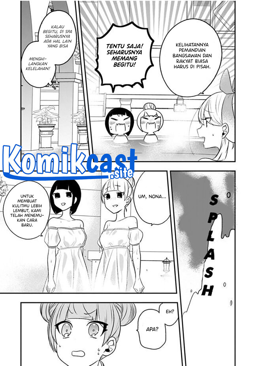 Halaman 3 dari Akuyaku Reijou no Tsuihougo! Kyoukai Kaikaku Gohan de Yuuyuu Sister Kurashi Chapter 20.5