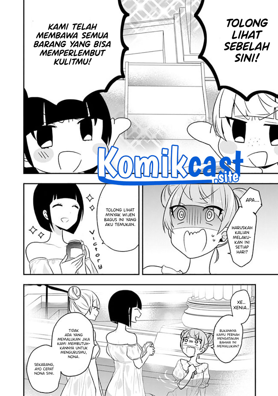 Halaman 4 dari Akuyaku Reijou no Tsuihougo! Kyoukai Kaikaku Gohan de Yuuyuu Sister Kurashi Chapter 20.5