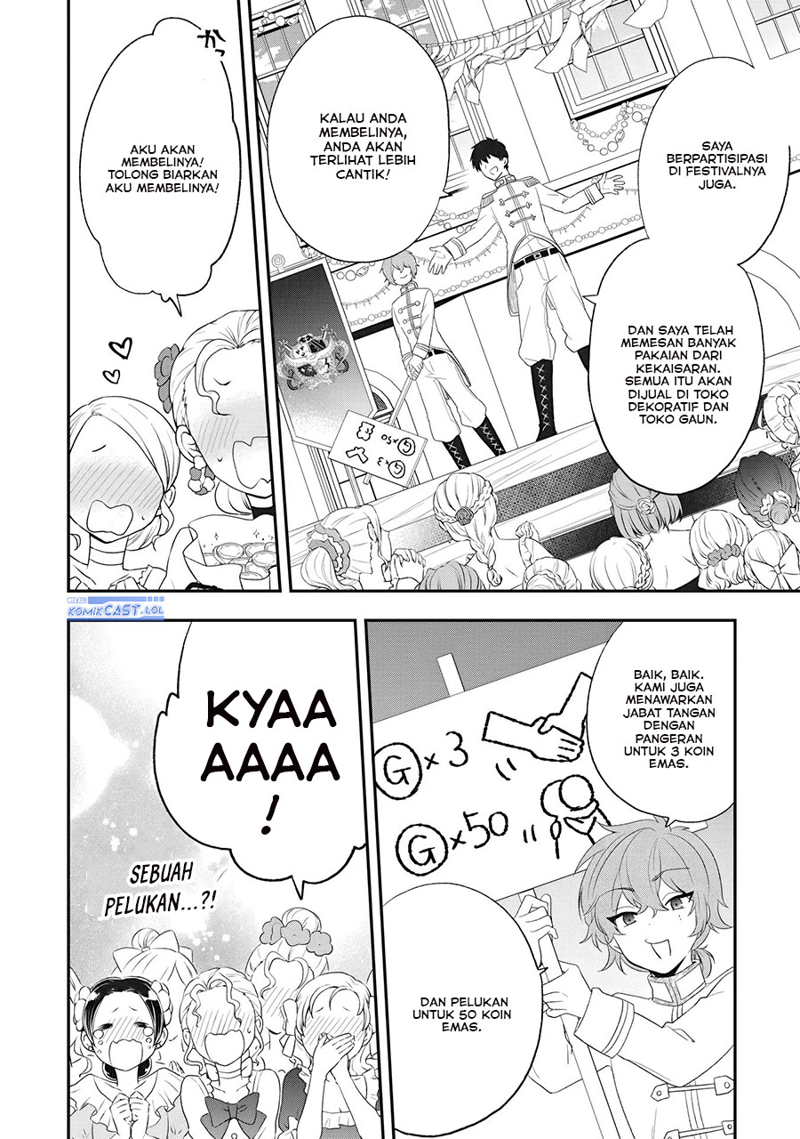 Halaman 23 dari Akuyaku Reijou no Tsuihougo! Kyoukai Kaikaku Gohan de Yuuyuu Sister Kurashi Chapter 22