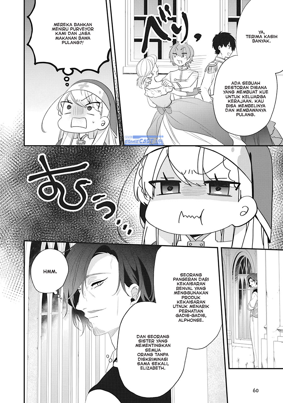 Halaman 27 dari Akuyaku Reijou no Tsuihougo! Kyoukai Kaikaku Gohan de Yuuyuu Sister Kurashi Chapter 22