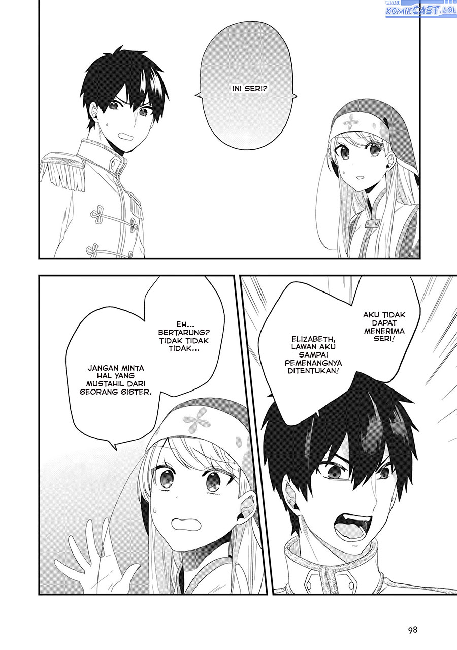 Halaman 33 dari Akuyaku Reijou no Tsuihougo! Kyoukai Kaikaku Gohan de Yuuyuu Sister Kurashi Chapter 23