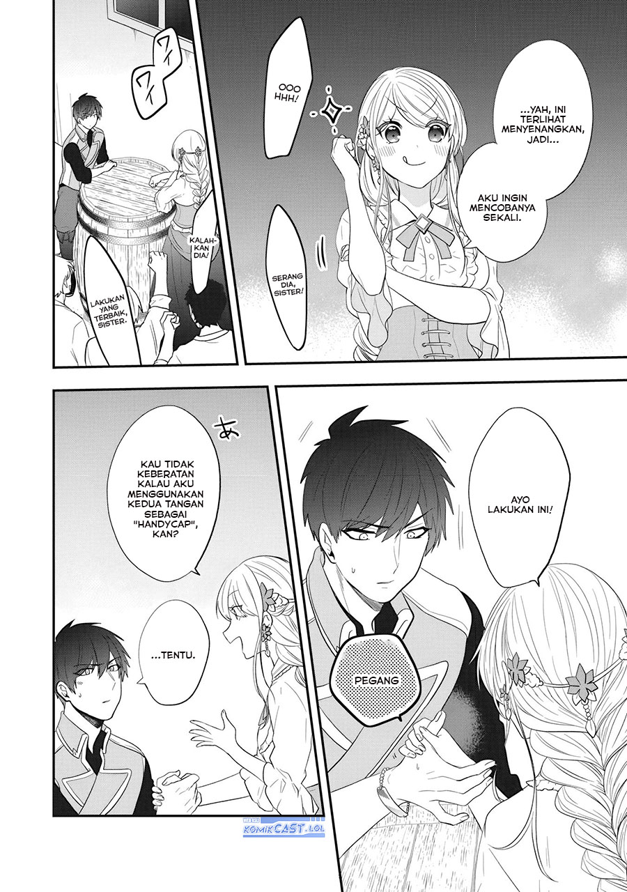Halaman 17 dari Akuyaku Reijou no Tsuihougo! Kyoukai Kaikaku Gohan de Yuuyuu Sister Kurashi Chapter 24