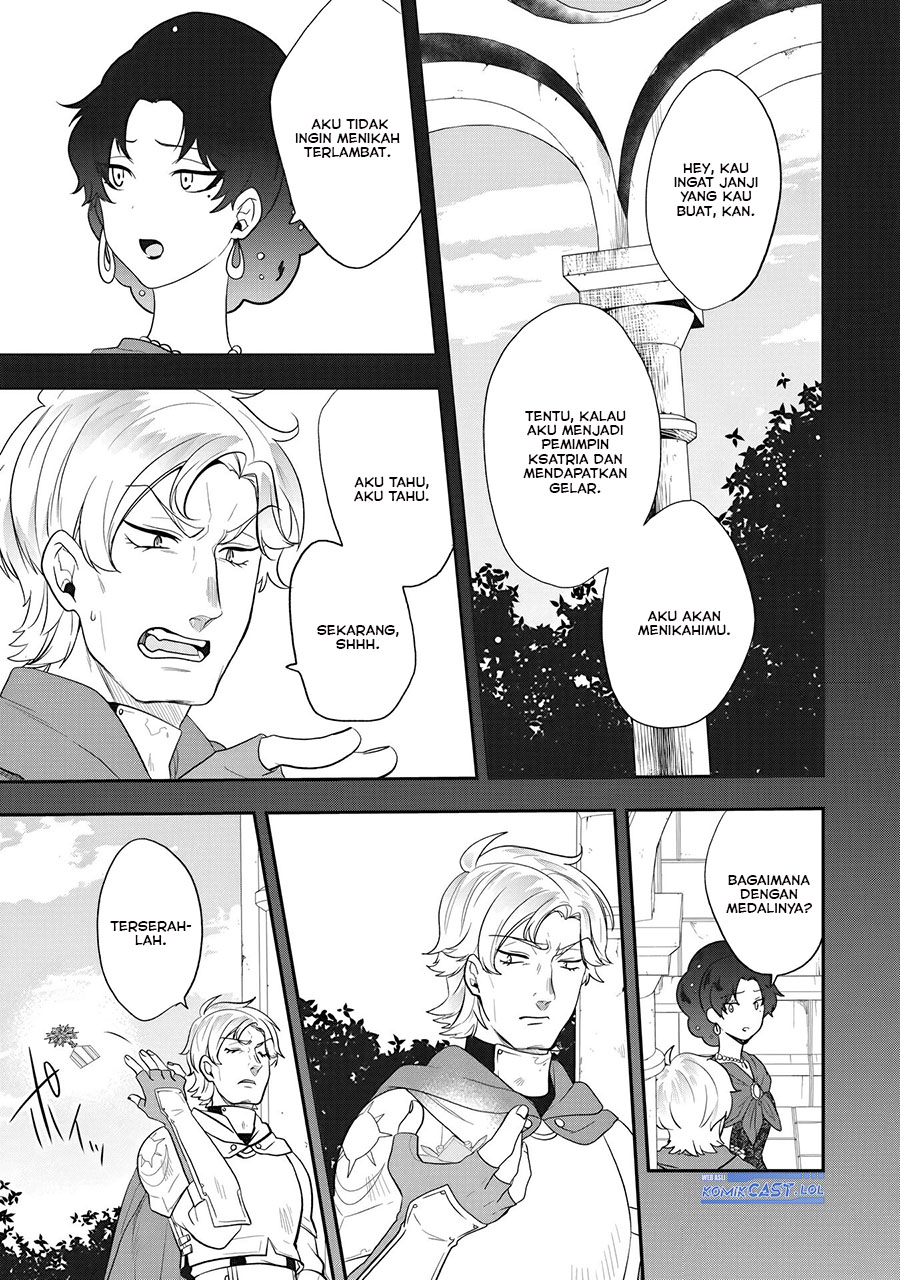 Halaman 22 dari Akuyaku Reijou no Tsuihougo! Kyoukai Kaikaku Gohan de Yuuyuu Sister Kurashi Chapter 25
