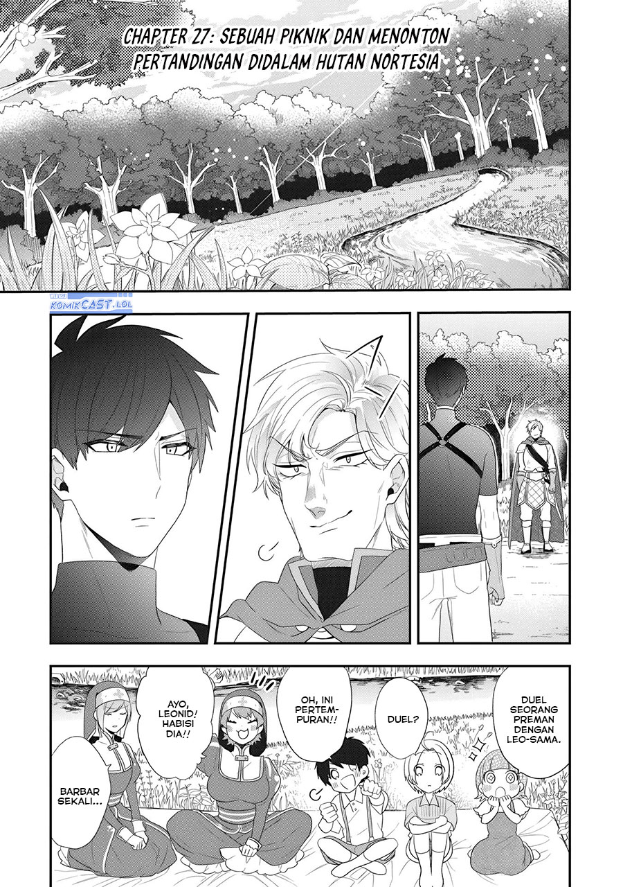 Halaman 2 dari Akuyaku Reijou no Tsuihougo! Kyoukai Kaikaku Gohan de Yuuyuu Sister Kurashi Chapter 27