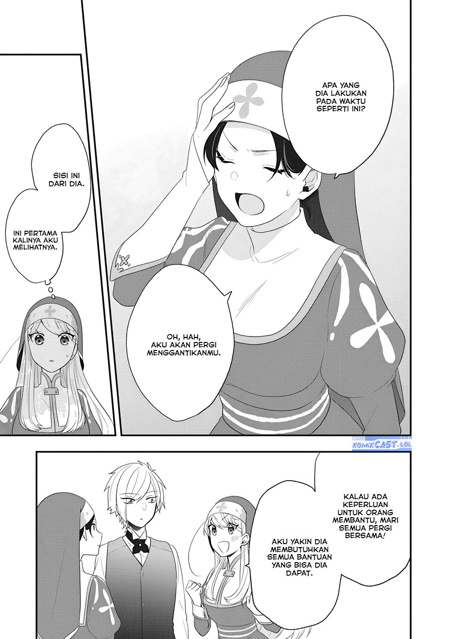 Halaman 10 dari Akuyaku Reijou no Tsuihougo! Kyoukai Kaikaku Gohan de Yuuyuu Sister Kurashi Chapter 28