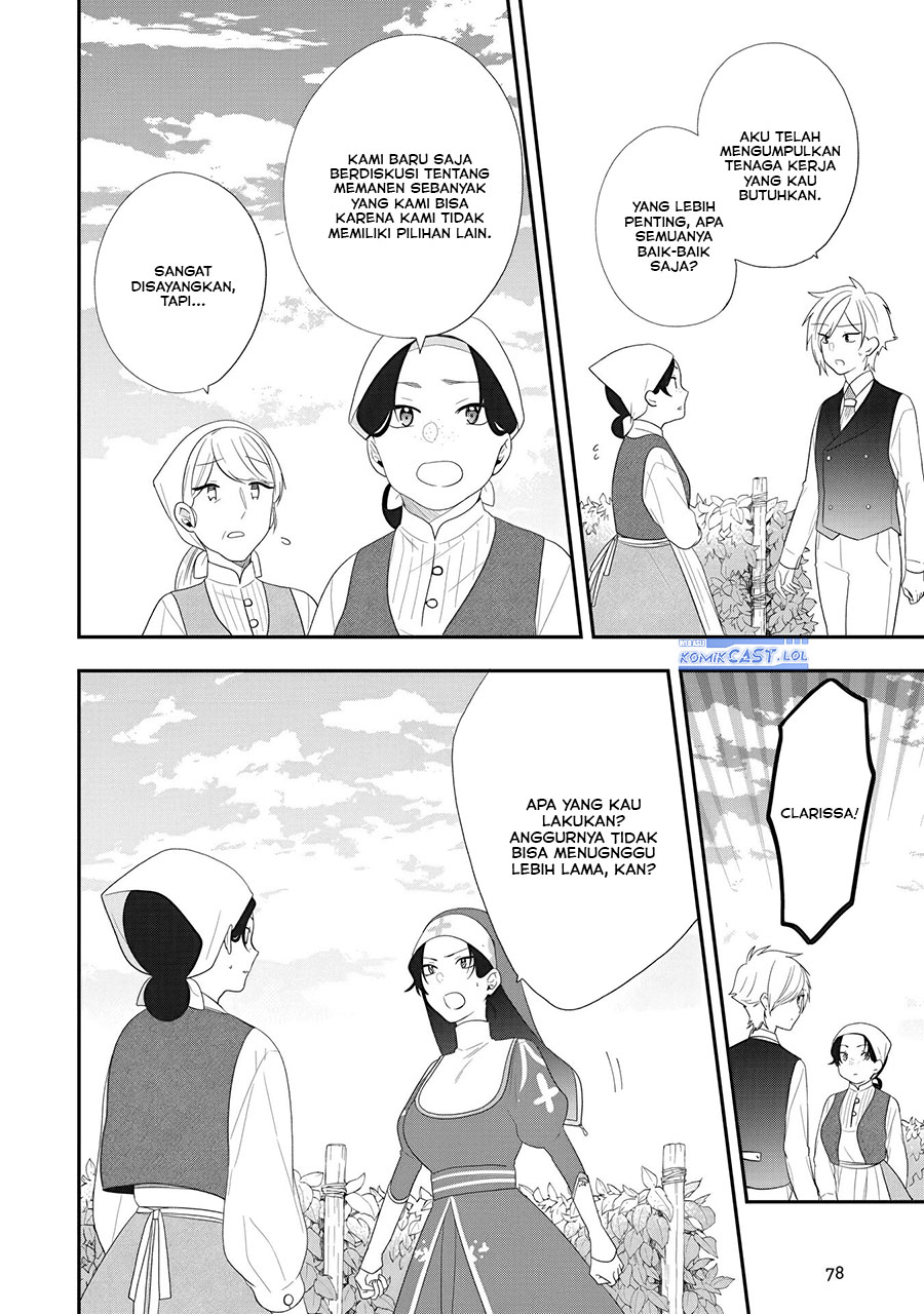 Halaman 13 dari Akuyaku Reijou no Tsuihougo! Kyoukai Kaikaku Gohan de Yuuyuu Sister Kurashi Chapter 28