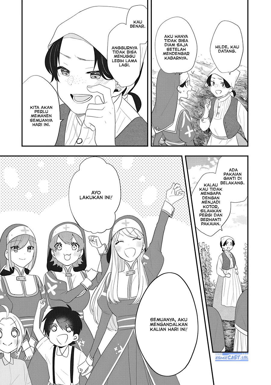 Halaman 14 dari Akuyaku Reijou no Tsuihougo! Kyoukai Kaikaku Gohan de Yuuyuu Sister Kurashi Chapter 28