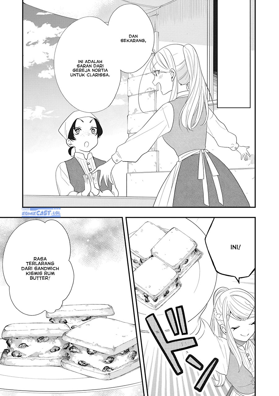 Halaman 20 dari Akuyaku Reijou no Tsuihougo! Kyoukai Kaikaku Gohan de Yuuyuu Sister Kurashi Chapter 29