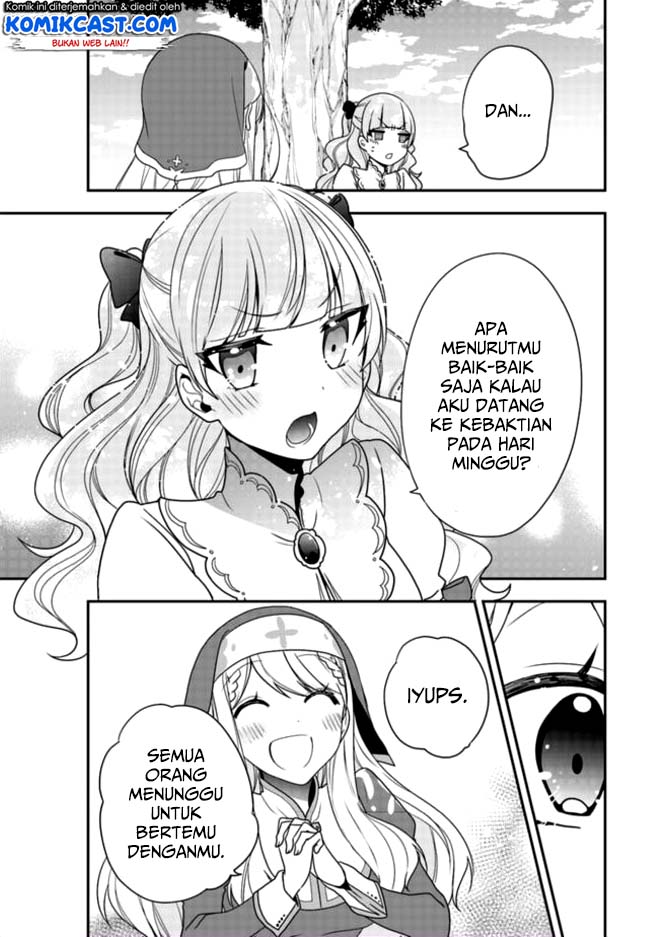 Halaman 26 dari Akuyaku Reijou no Tsuihougo! Kyoukai Kaikaku Gohan de Yuuyuu Sister Kurashi Chapter 3