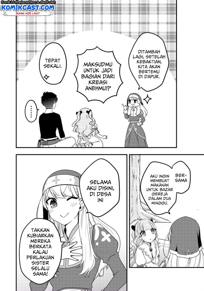 Halaman 27 dari Akuyaku Reijou no Tsuihougo! Kyoukai Kaikaku Gohan de Yuuyuu Sister Kurashi Chapter 3