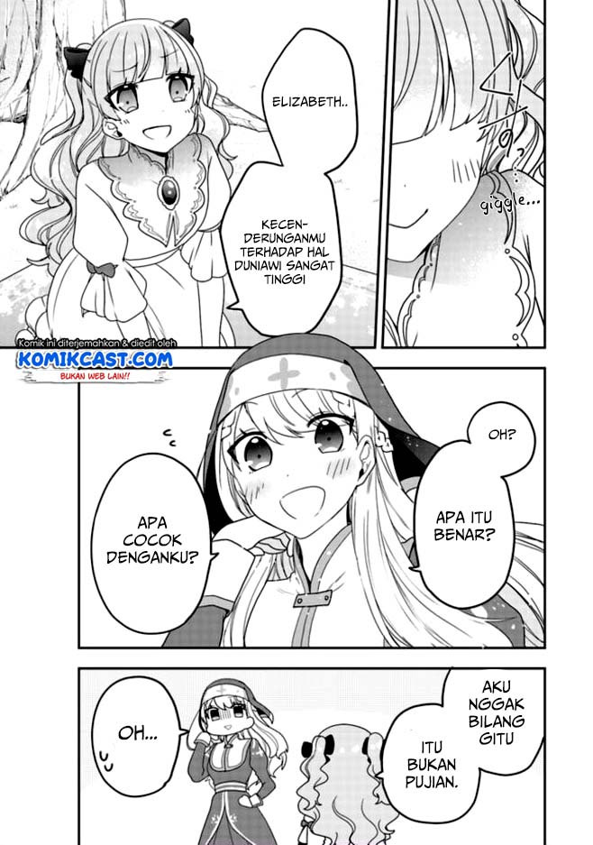 Halaman 28 dari Akuyaku Reijou no Tsuihougo! Kyoukai Kaikaku Gohan de Yuuyuu Sister Kurashi Chapter 3