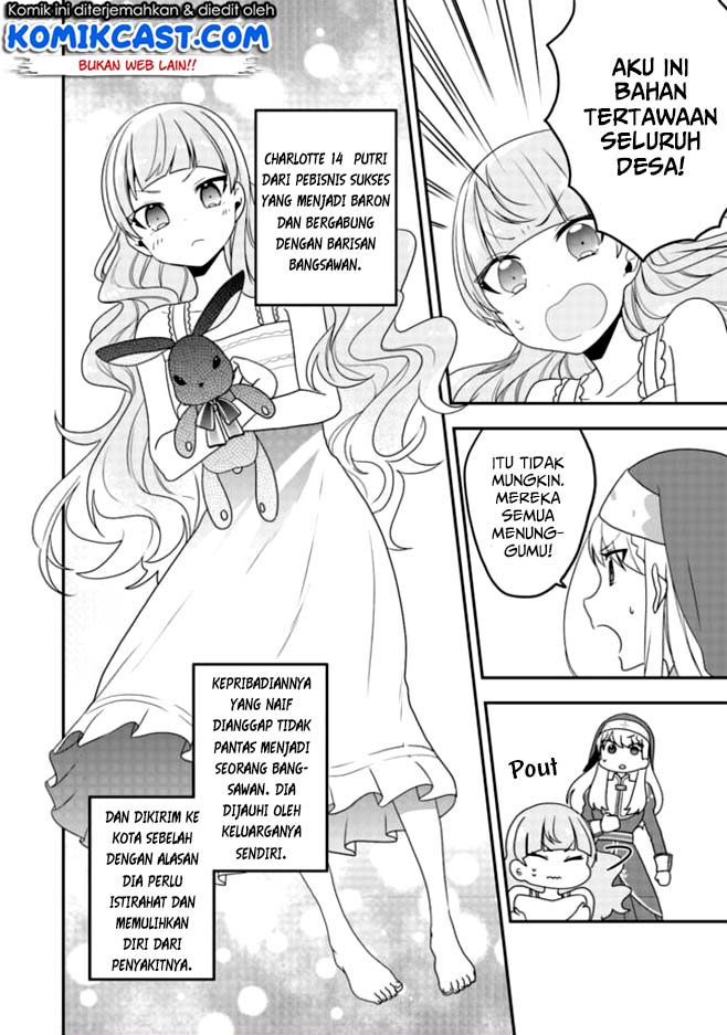 Halaman 5 dari Akuyaku Reijou no Tsuihougo! Kyoukai Kaikaku Gohan de Yuuyuu Sister Kurashi Chapter 3