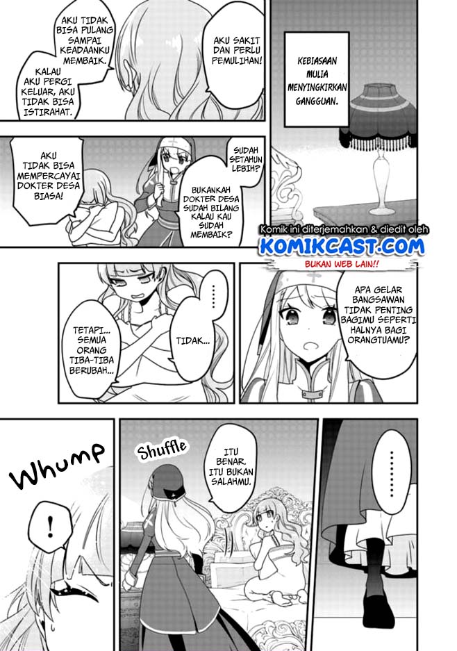 Halaman 6 dari Akuyaku Reijou no Tsuihougo! Kyoukai Kaikaku Gohan de Yuuyuu Sister Kurashi Chapter 3