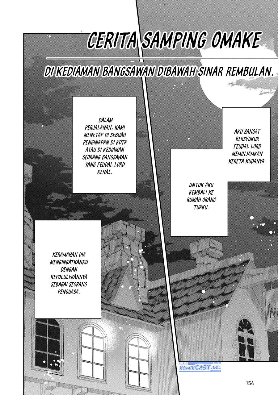 Halaman 2 dari Akuyaku Reijou no Tsuihougo! Kyoukai Kaikaku Gohan de Yuuyuu Sister Kurashi Chapter 30.5