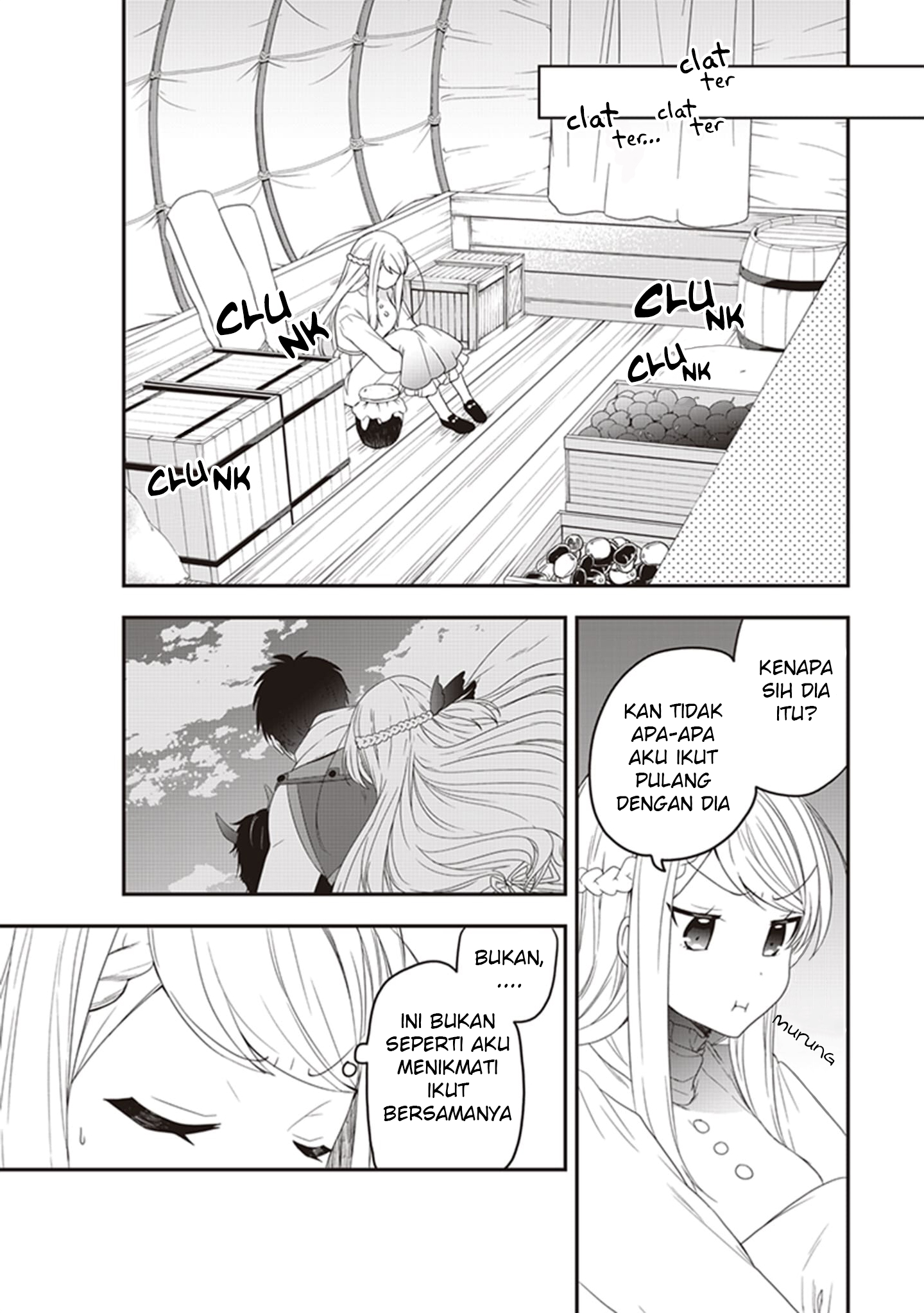 Halaman 7 dari Akuyaku Reijou no Tsuihougo! Kyoukai Kaikaku Gohan de Yuuyuu Sister Kurashi Chapter 5.5