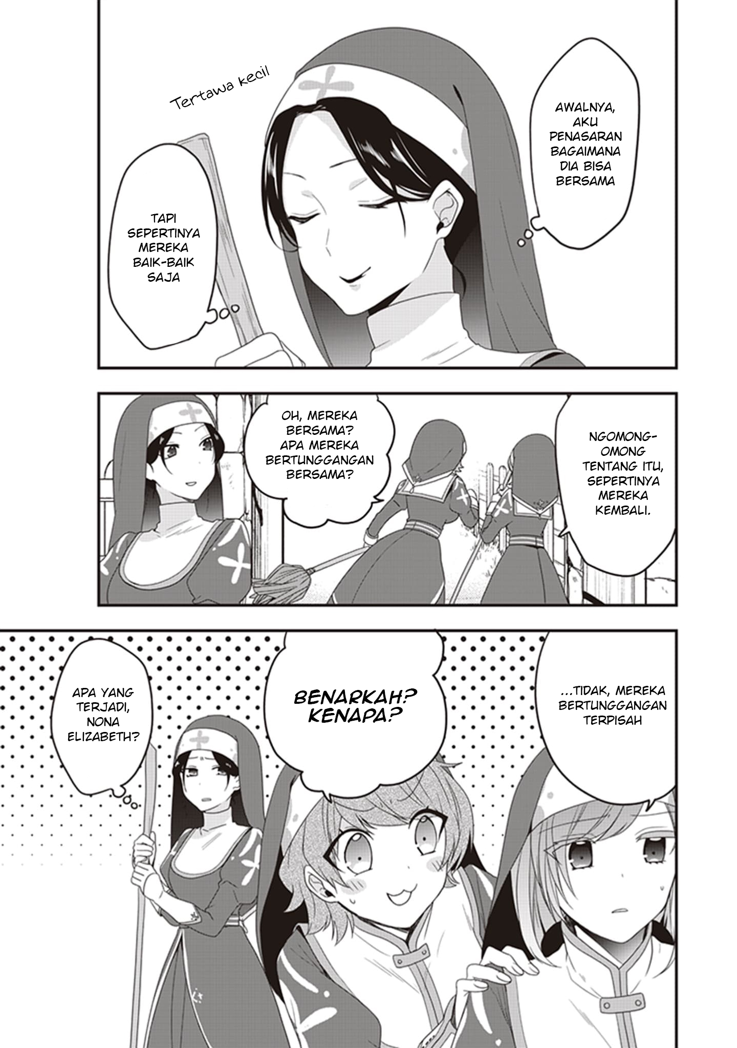 Halaman 9 dari Akuyaku Reijou no Tsuihougo! Kyoukai Kaikaku Gohan de Yuuyuu Sister Kurashi Chapter 5.5
