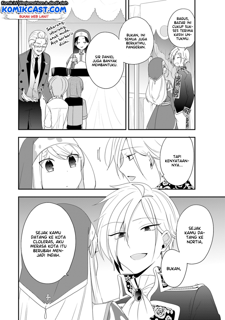 Halaman 24 dari Akuyaku Reijou no Tsuihougo! Kyoukai Kaikaku Gohan de Yuuyuu Sister Kurashi Chapter 6