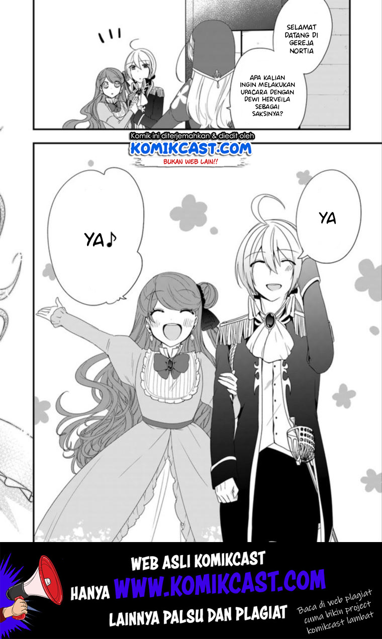 Halaman 19 dari Akuyaku Reijou no Tsuihougo! Kyoukai Kaikaku Gohan de Yuuyuu Sister Kurashi Chapter 7