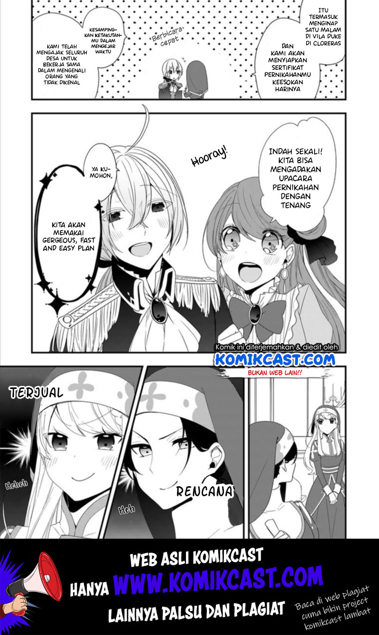 Halaman 22 dari Akuyaku Reijou no Tsuihougo! Kyoukai Kaikaku Gohan de Yuuyuu Sister Kurashi Chapter 7