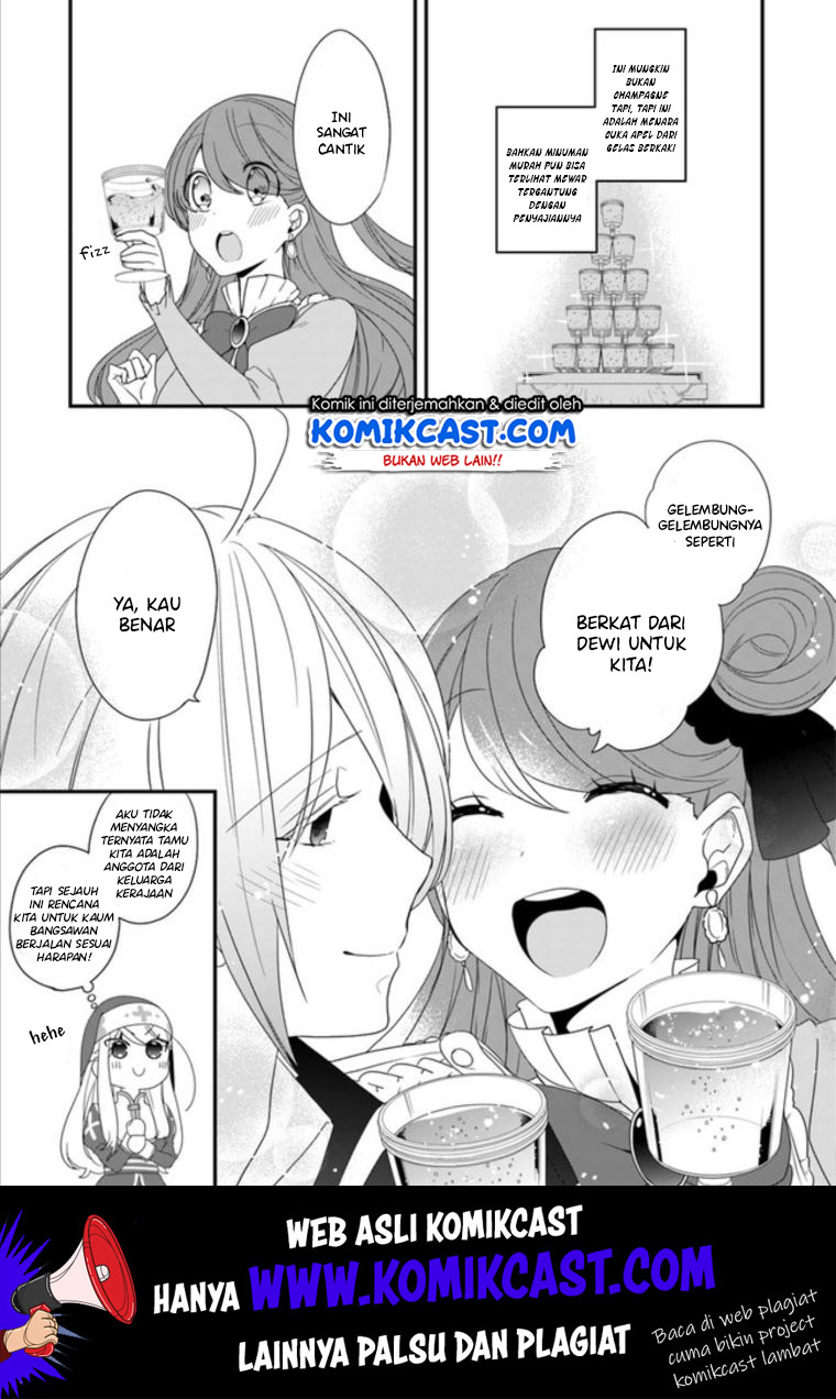 Halaman 28 dari Akuyaku Reijou no Tsuihougo! Kyoukai Kaikaku Gohan de Yuuyuu Sister Kurashi Chapter 7