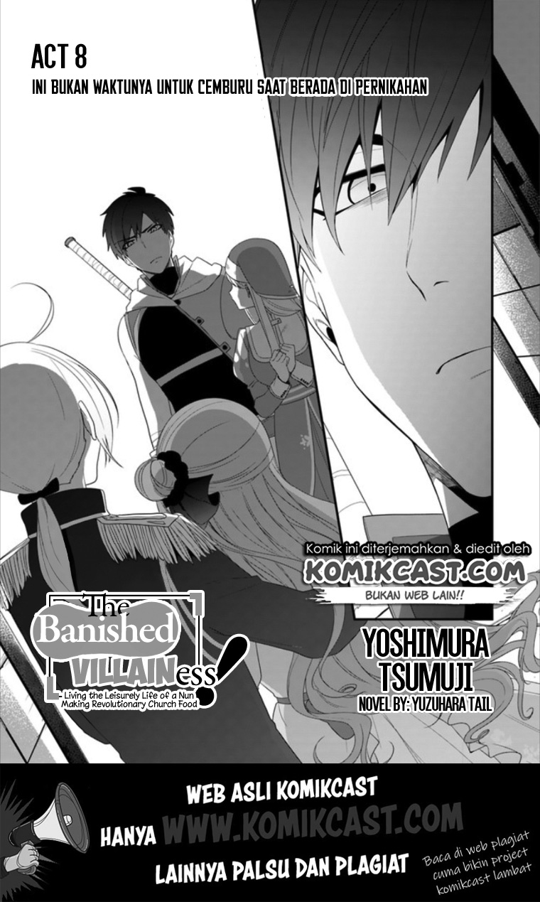 Halaman 2 dari Akuyaku Reijou no Tsuihougo! Kyoukai Kaikaku Gohan de Yuuyuu Sister Kurashi Chapter 8