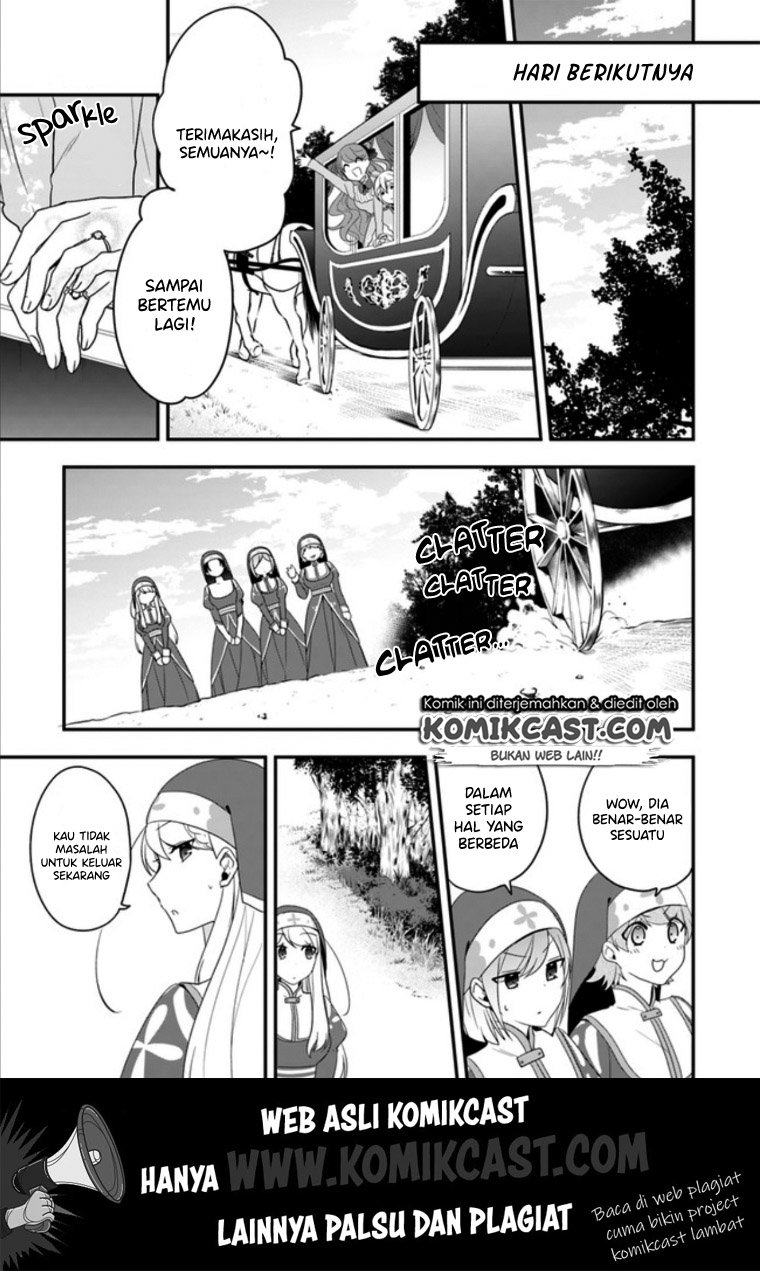 Halaman 36 dari Akuyaku Reijou no Tsuihougo! Kyoukai Kaikaku Gohan de Yuuyuu Sister Kurashi Chapter 8