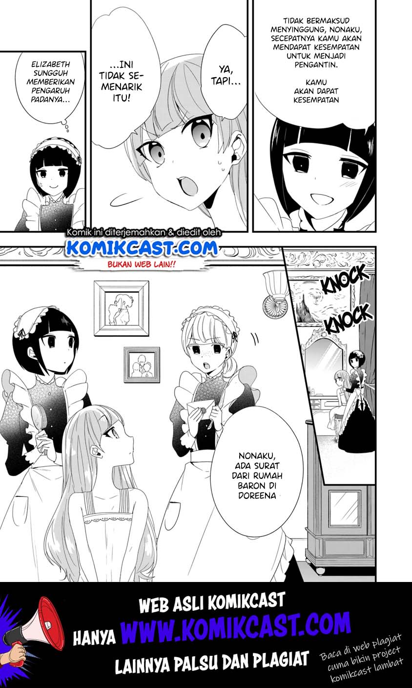 Halaman 4 dari Akuyaku Reijou no Tsuihougo! Kyoukai Kaikaku Gohan de Yuuyuu Sister Kurashi Chapter 9