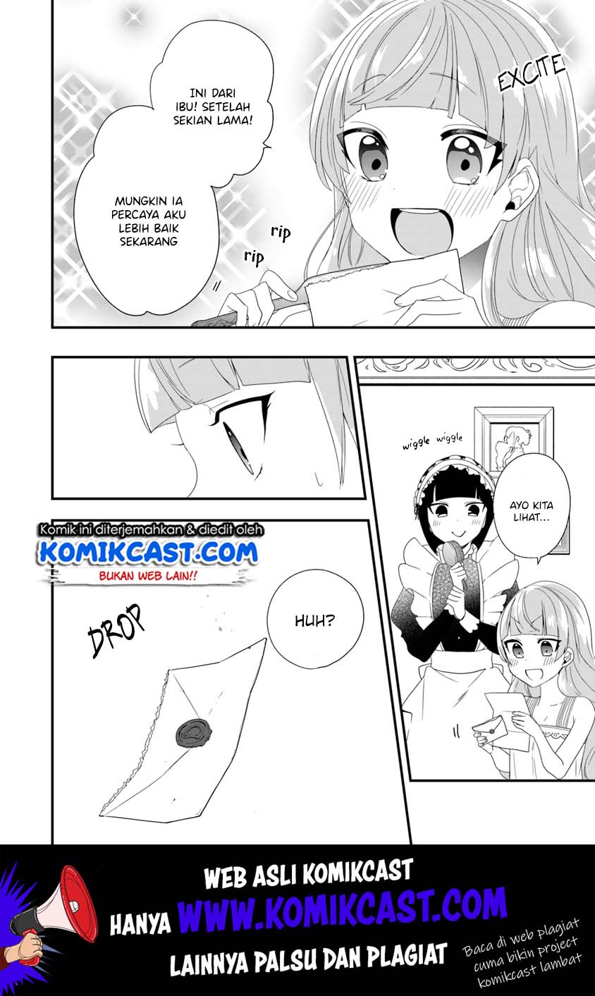 Halaman 5 dari Akuyaku Reijou no Tsuihougo! Kyoukai Kaikaku Gohan de Yuuyuu Sister Kurashi Chapter 9