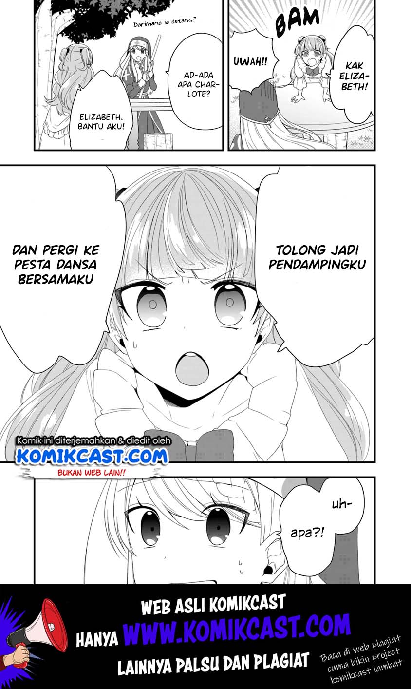 Halaman 8 dari Akuyaku Reijou no Tsuihougo! Kyoukai Kaikaku Gohan de Yuuyuu Sister Kurashi Chapter 9