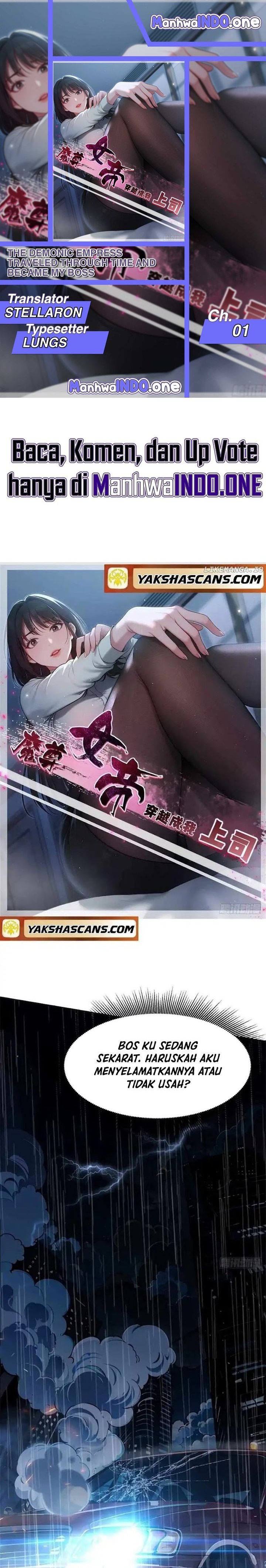 Halaman 1 dari The Demonic Empress Traveled Through Time And Became My Boss Chapter 1