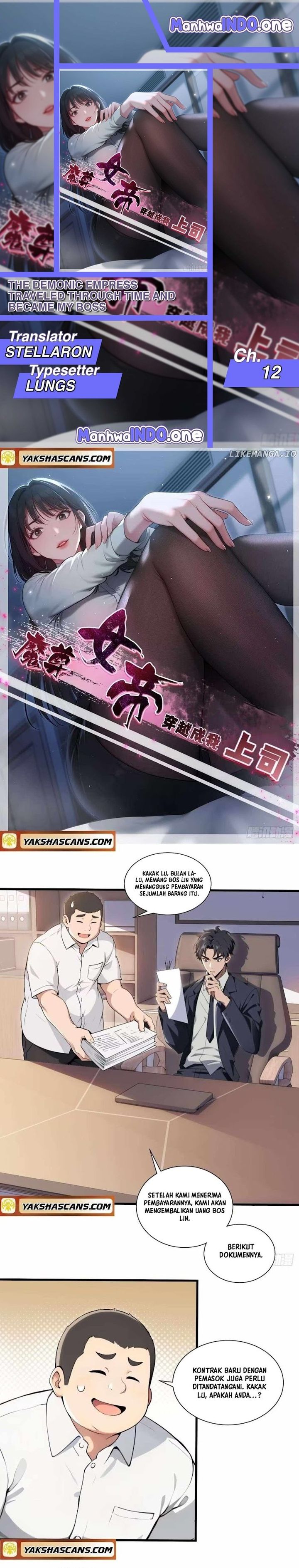Halaman 1 dari The Demonic Empress Traveled Through Time And Became My Boss Chapter 12