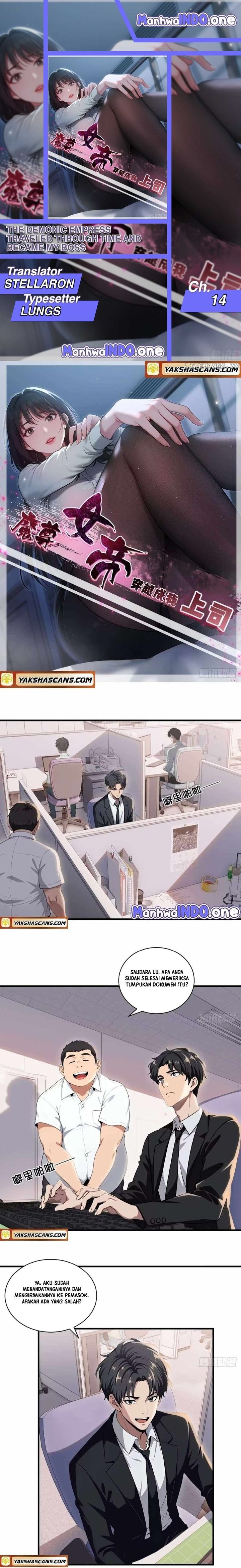 Halaman 1 dari The Demonic Empress Traveled Through Time And Became My Boss Chapter 14