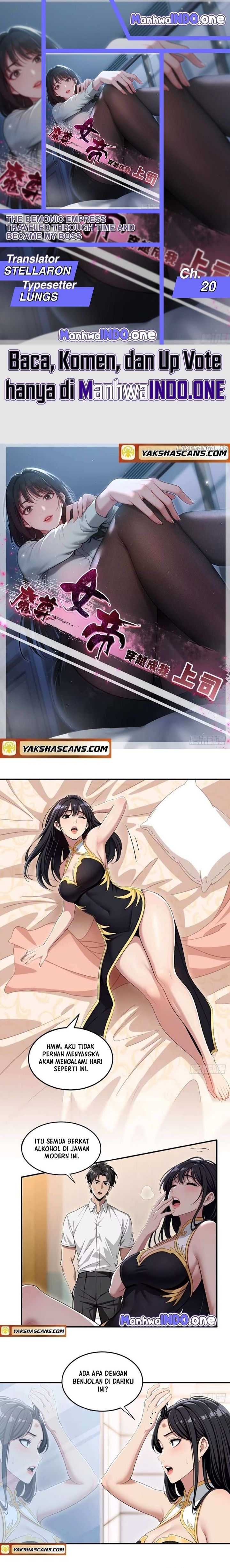 Halaman 1 dari The Demonic Empress Traveled Through Time And Became My Boss Chapter 20