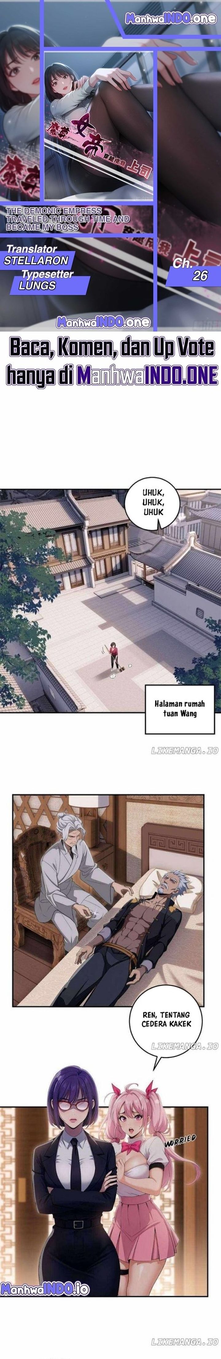 Halaman 1 dari The Demonic Empress Traveled Through Time And Became My Boss Chapter 26