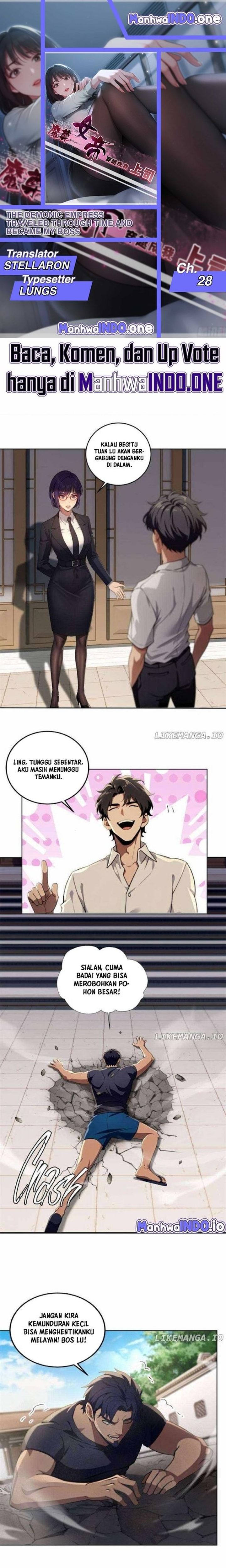 Halaman 1 dari The Demonic Empress Traveled Through Time And Became My Boss Chapter 28