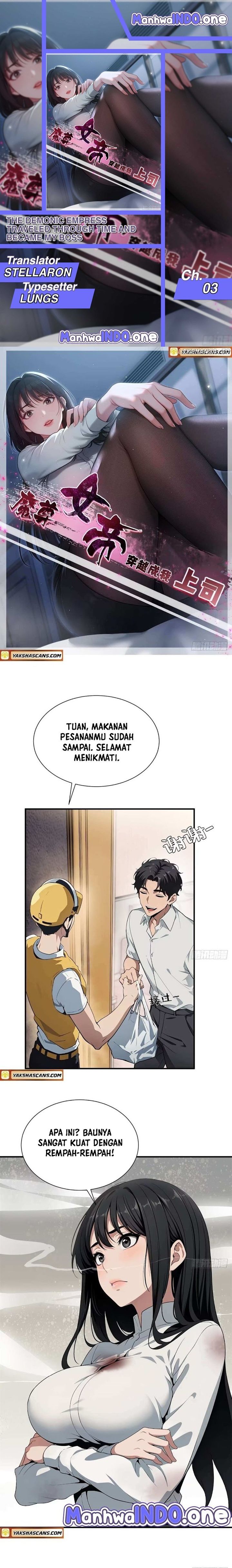 Halaman 1 dari The Demonic Empress Traveled Through Time And Became My Boss Chapter 3